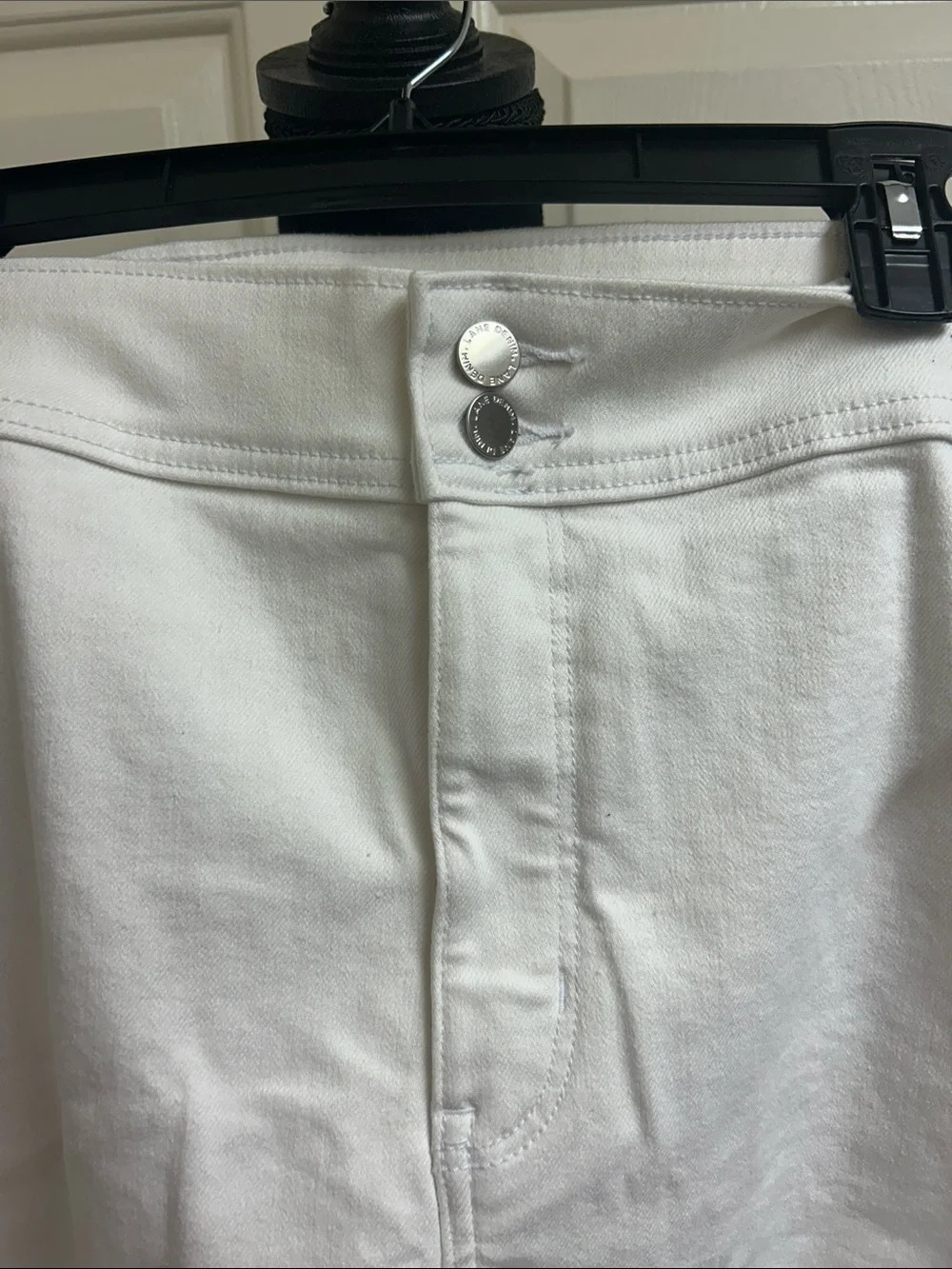 Lane Bryant plus-size white denim bermuda shorts, Size 38/40, New with tags